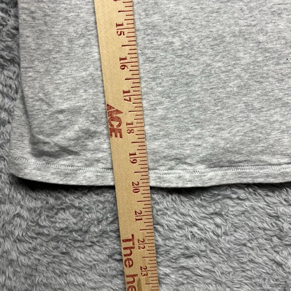 Skims Tshirt Womens Medium Light Heather Gray Jersey Slim Fit Short Sleeve Top - Picture 10 of 10